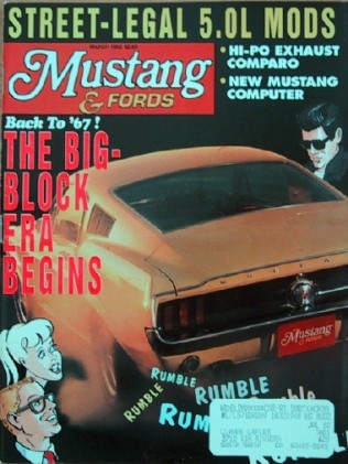 MUSTANG & FORDS 1992 MAR - GT40, THE 1st BIG BLOCKS